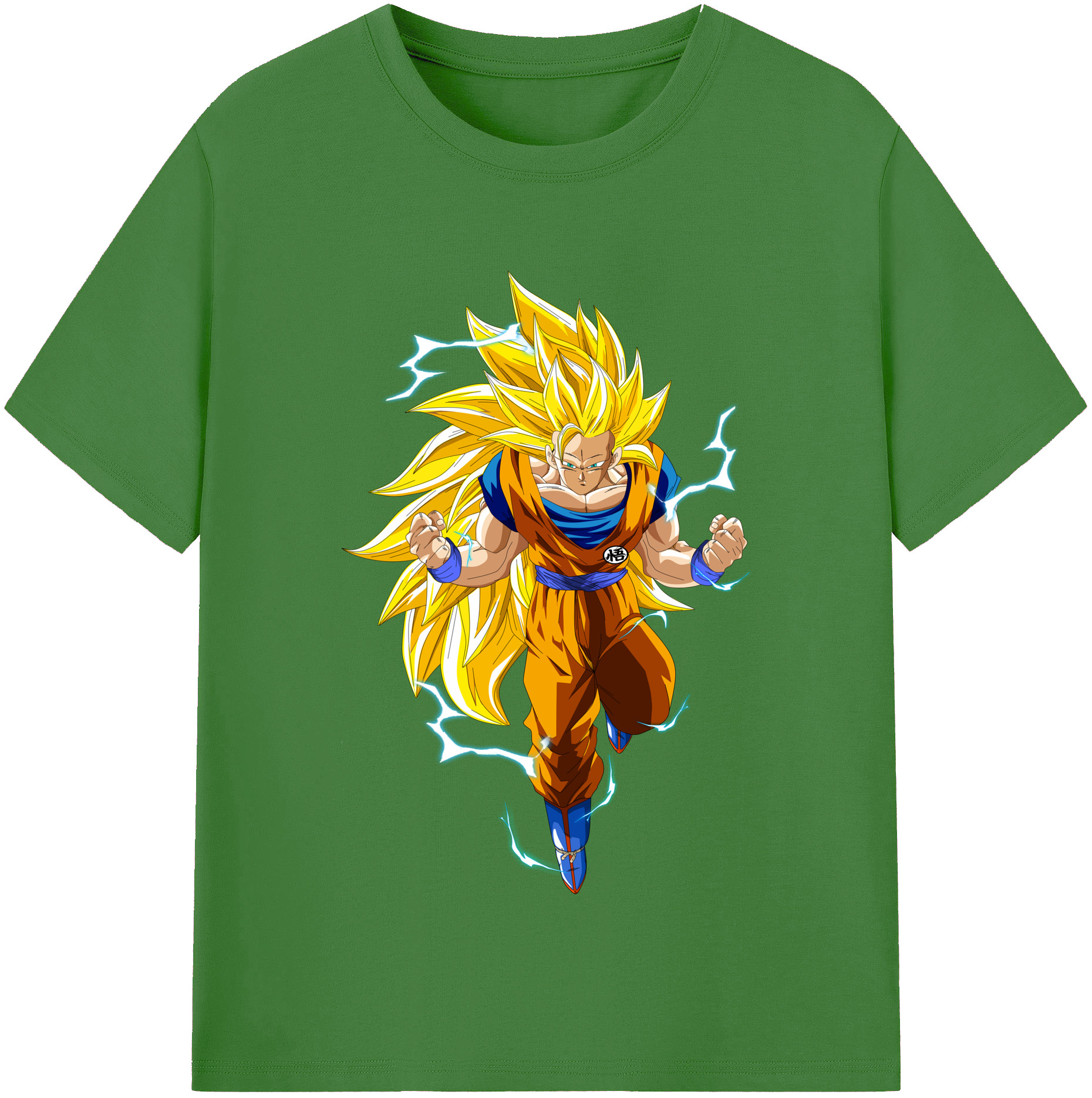 （画像用） ドラゴンボール 孫悟空（そん ごくう）Son Goku カカロット DRAGON BALL Kakarotto レディースカジュアルプリントTシャツ（綿100％）